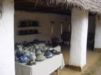 The showroom at the pottery