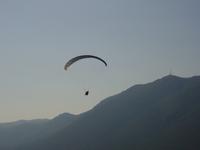 Matt paragliding