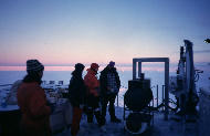 Barbecue at sundown