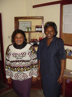 Two women in an office
