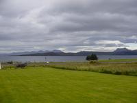 View from Sand House garden across to Gruinard Island