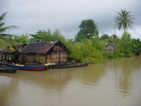 Picture of Akassa houses and boats