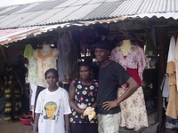 Stallholders at Akassa market