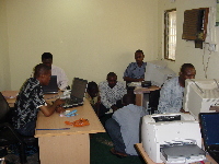 The new IT office at Radio Nigeria