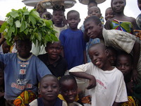 Kids at Kabba market