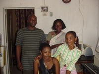 Omoba and three of his sisters