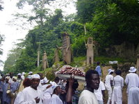 Sculptures in Sacred Forest