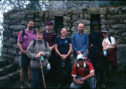 (Most of) the group at the Sun Gate, missing are Dugly, Ian, Emily, Yvonne