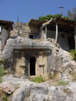 Tomb in the street in Kaş