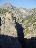 Saklıkent gorge from above