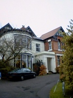 Picture of the main entrance of Harborne Hall