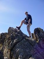 Me standing on a rock